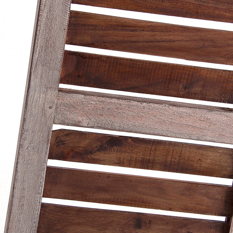 The Matera Wall Art — French country wall textile in mahogany wood from Laiyahome