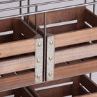 The Yeovil Bookcase — industrial accent piece in engineered wood with veneer finish from Laiyahome