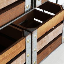 The Yeovil Bookcase — industrial accent piece in engineered wood with veneer finish from Laiyahome