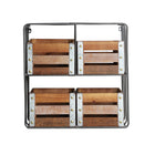 The Yeovil Bookcase — industrial accent piece in engineered wood with veneer finish from Laiyahome