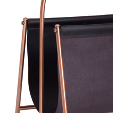 The Wohlen Magazine Rack — industrial accent piece in solid iron from Laiyahome