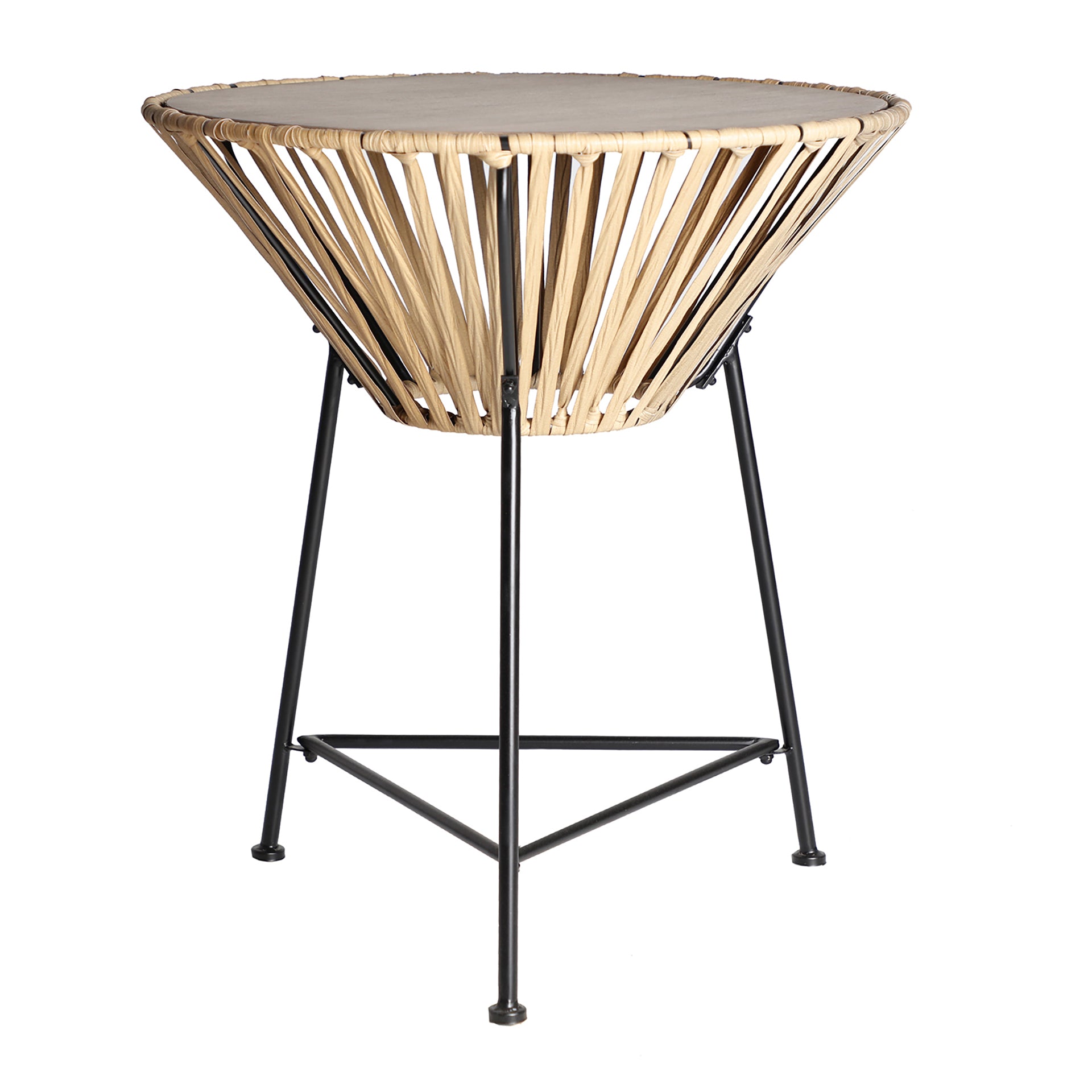 The Meze Side Table — colonial-modern side table in solid iron from Laiyahome