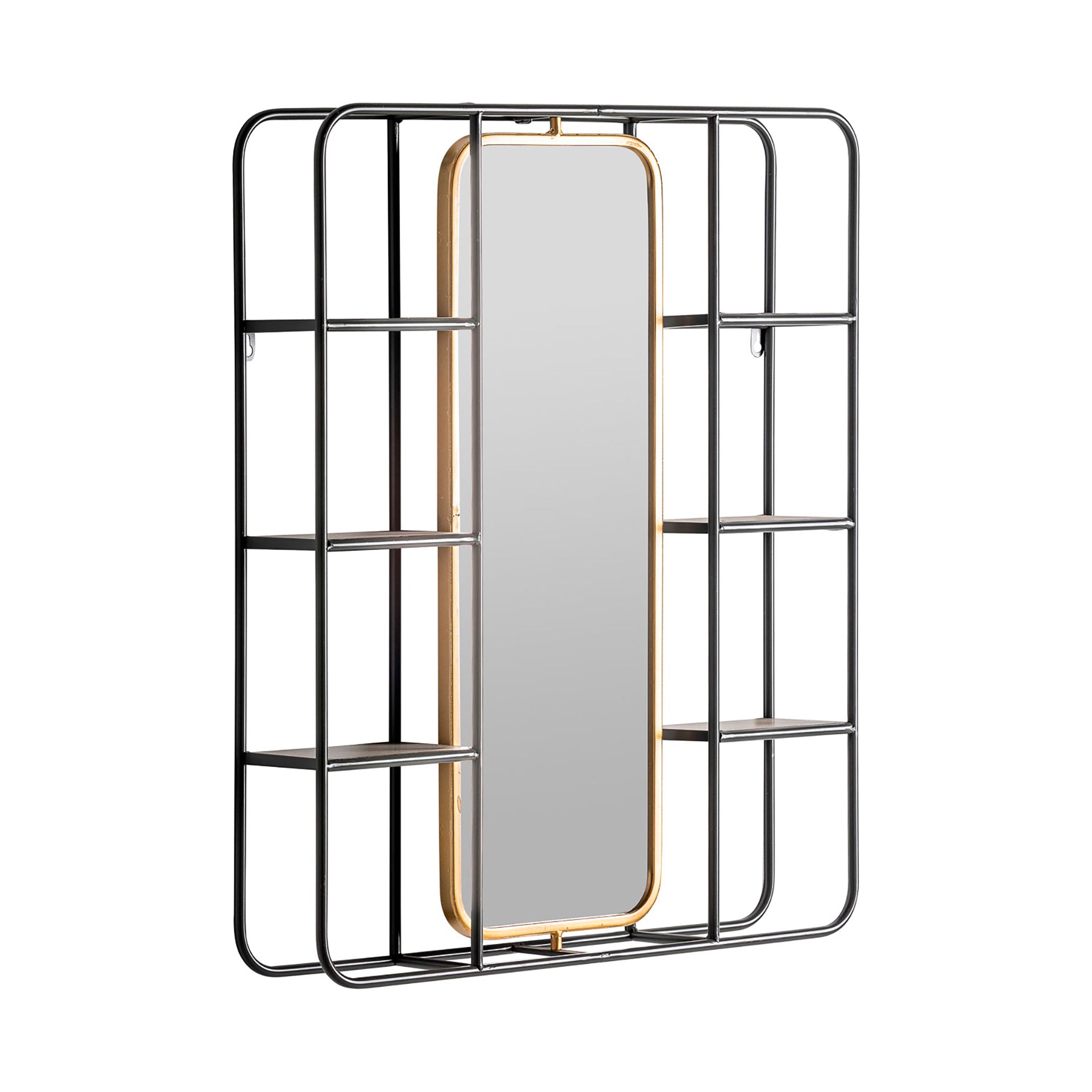 The Varese Mirror — industrial mirror in solid iron from Laiyahome