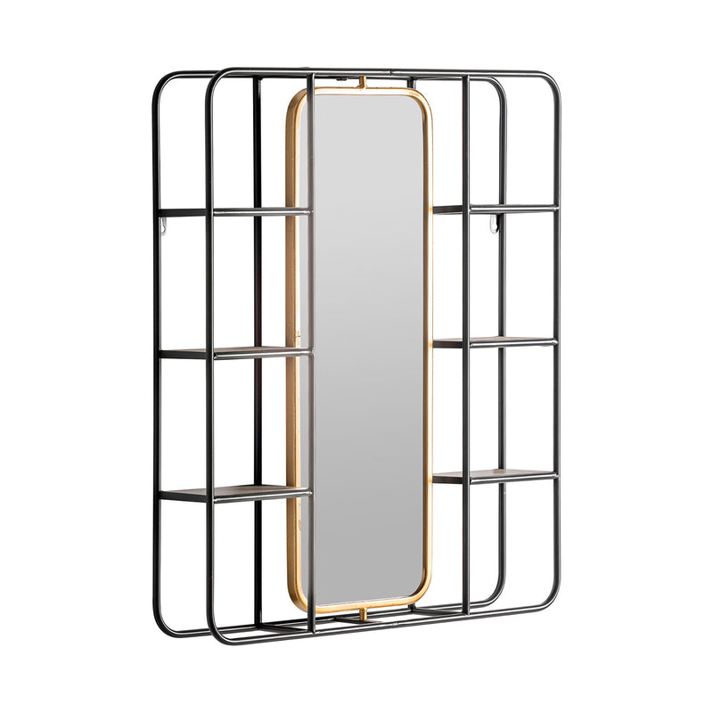 The Varese Mirror — industrial mirror in solid iron from Laiyahome