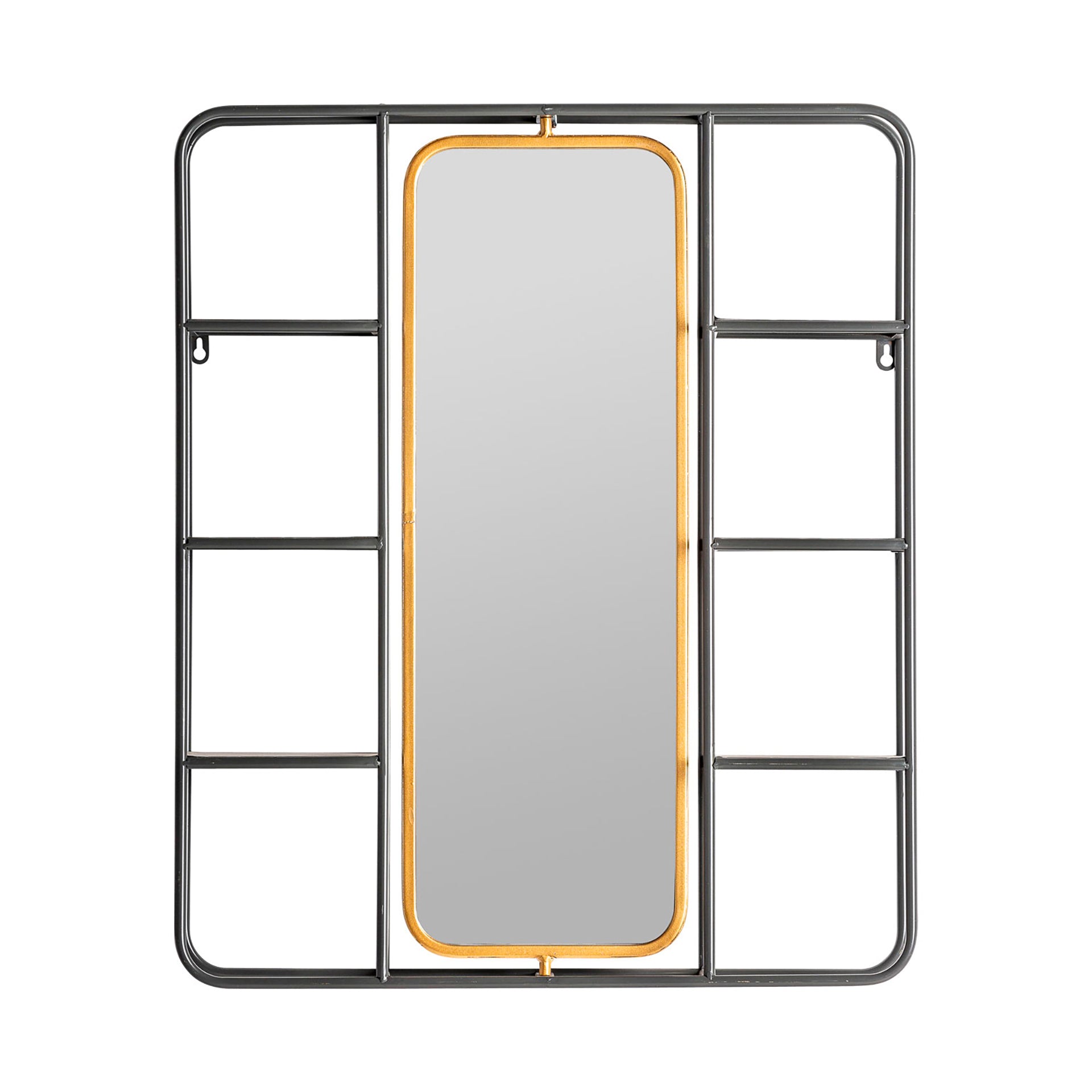 The Varese Mirror — industrial mirror in solid iron from Laiyahome