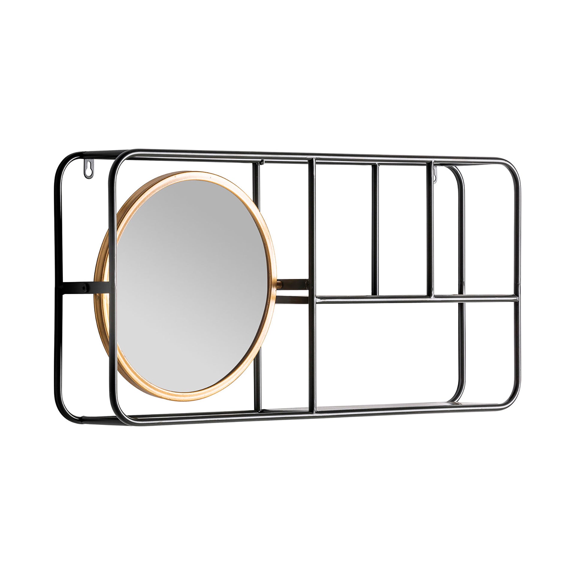 The Varese Mirror — industrial mirror in solid iron from Laiyahome