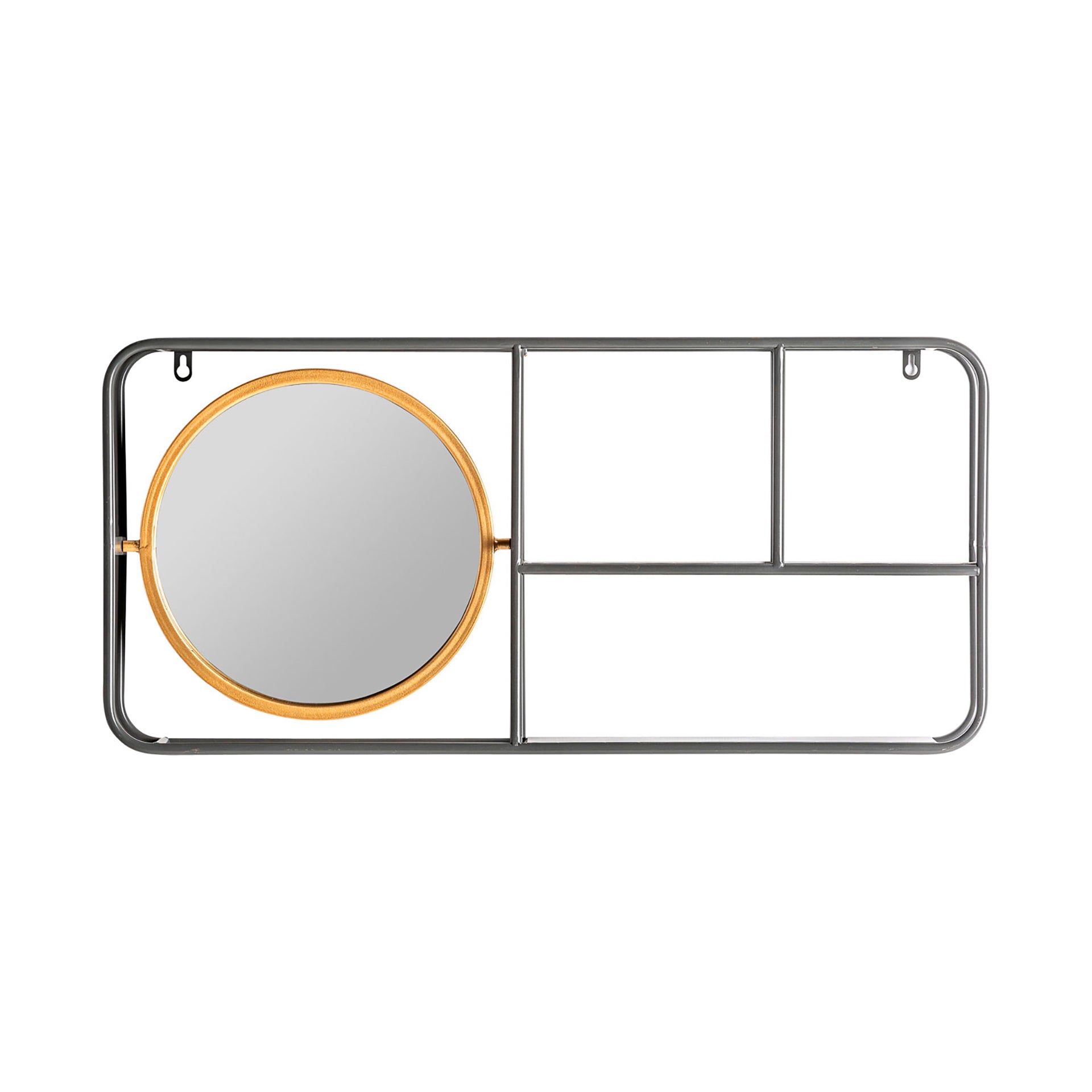 The Varese Mirror — industrial mirror in solid iron from Laiyahome