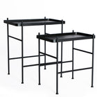 The Devich Side Table (Set of 2) — industrial side table in solid iron from Laiyahome