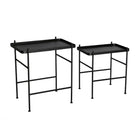 The Devich Side Table (Set of 2) — industrial side table in solid iron from Laiyahome