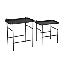 The Devich Side Table (Set of 2) — industrial side table in solid iron from Laiyahome