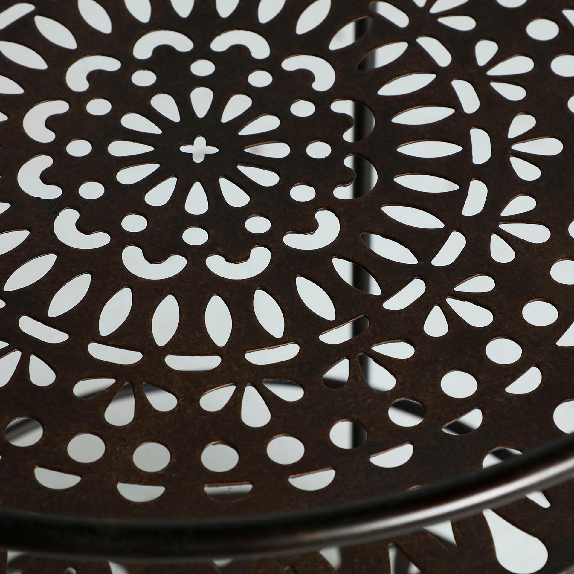 The Ivrea Side Table — industrial side table in solid iron from Laiyahome