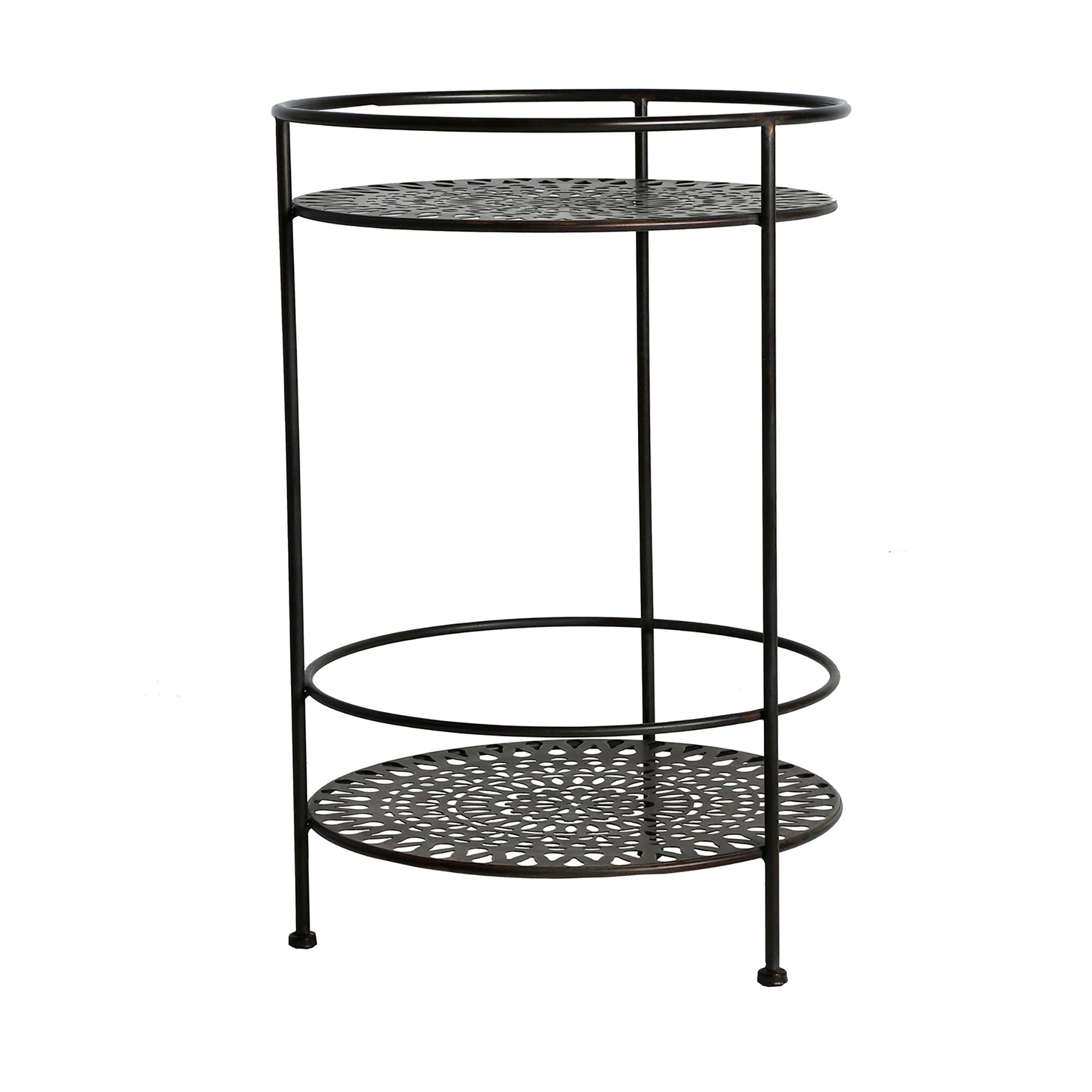 The Ivrea Side Table — industrial side table in solid iron from Laiyahome