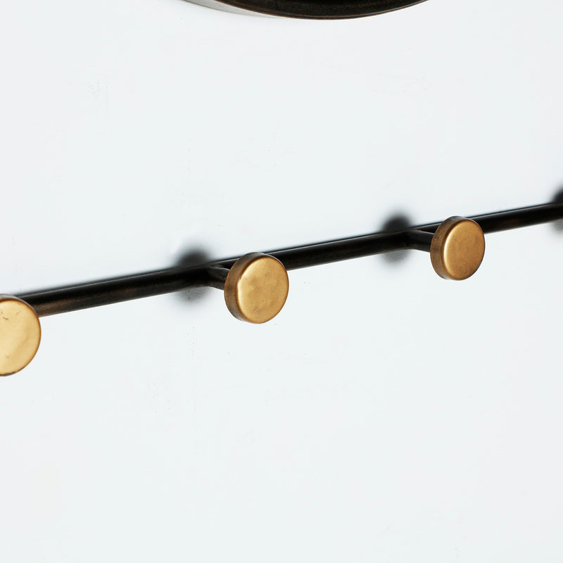 The Vische Mirror — industrial mirror in solid iron from Laiyahome