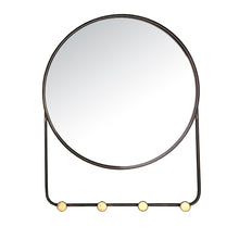 The Vische Mirror — industrial mirror in solid iron from Laiyahome