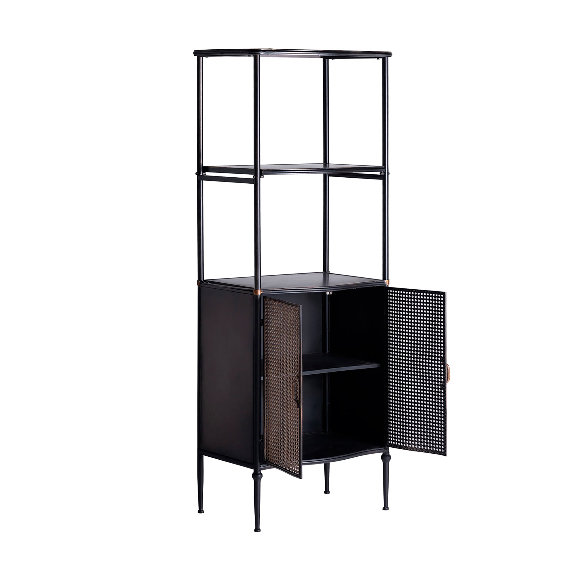 The Elstob Bookcase — industrial bookcase in solid iron from Laiyahome