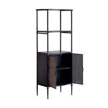 The Elstob Bookcase — industrial bookcase in solid iron from Laiyahome