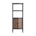 The Elstob Bookcase — industrial bookcase in solid iron from Laiyahome