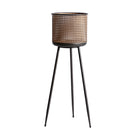 The Bream Plant Pot — Art Deco planter in solid iron from Laiyahome