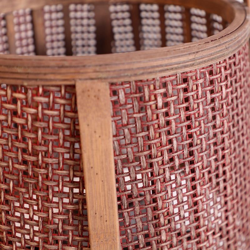 The Bled Candle Holder — boho-modern candle holder in natural bamboo from Laiyahome