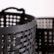 The Kaleshe Clothes Basket (Set of 2) — boho-modern basket in natural bamboo from Laiyahome