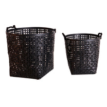 The Kaleshe Clothes Basket (Set of 2) — boho-modern basket in natural bamboo from Laiyahome
