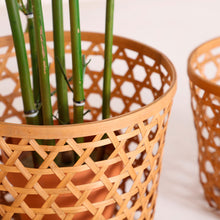 The Blaisen Clothes Basket (Set of 3) — boho-modern basket in natural bamboo from Laiyahome