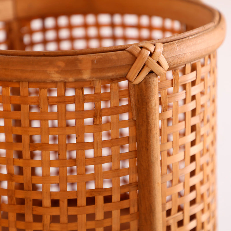 The Arteaga Plant Pot (Set of 2) — boho-modern planter in natural bamboo from Laiyahome