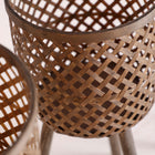 The Jasle Plant Pot (Set of 3) — boho-modern planter in natural bamboo from Laiyahome