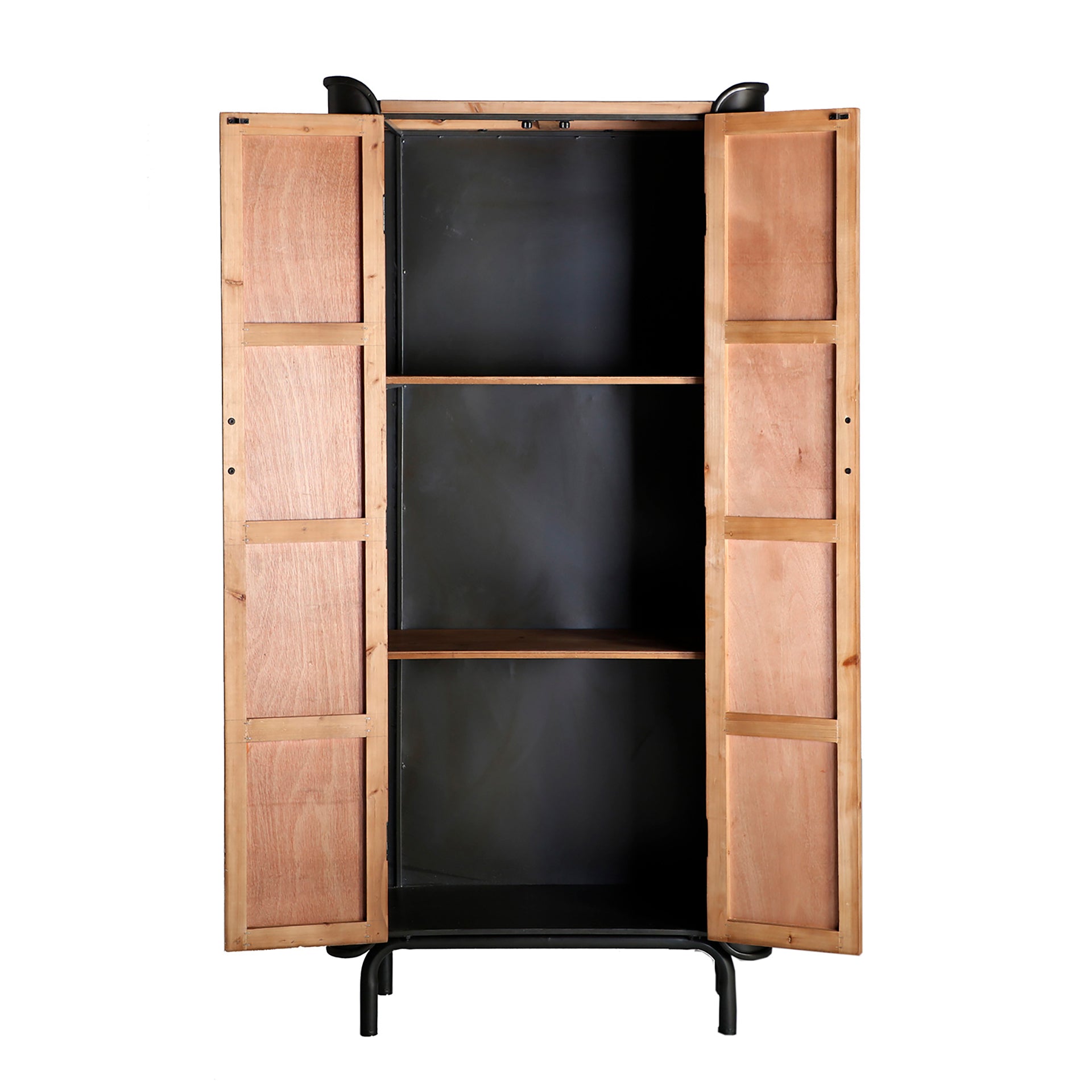 The Briec Wardrobe — industrial cabinet in solid fir wood from Laiyahome