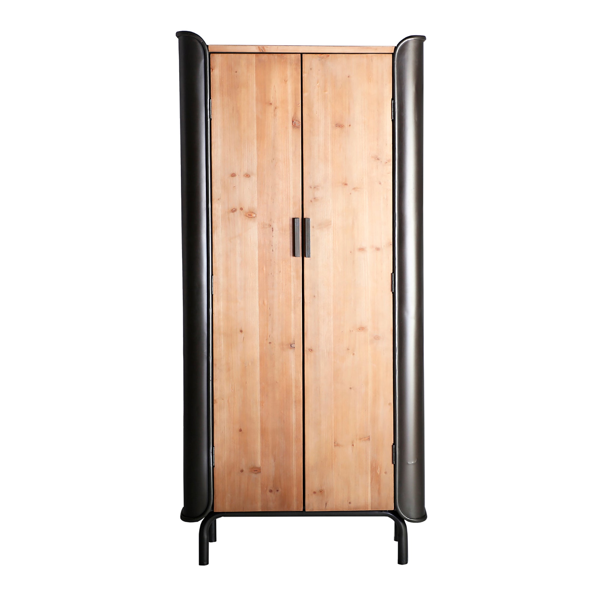 The Briec Wardrobe — industrial cabinet in solid fir wood from Laiyahome