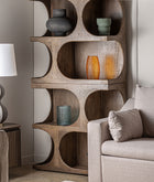 The Takala Bookcase — contemporary bookcase in solid mango wood from Laiyahome