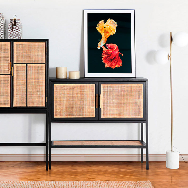 The Elka Wall Art (Set of 2) — contemporary wall art in engineered wood with veneer finish from Laiyahome