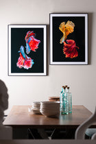 The Elka Wall Art (Set of 2) — contemporary wall art in engineered wood with veneer finish from Laiyahome