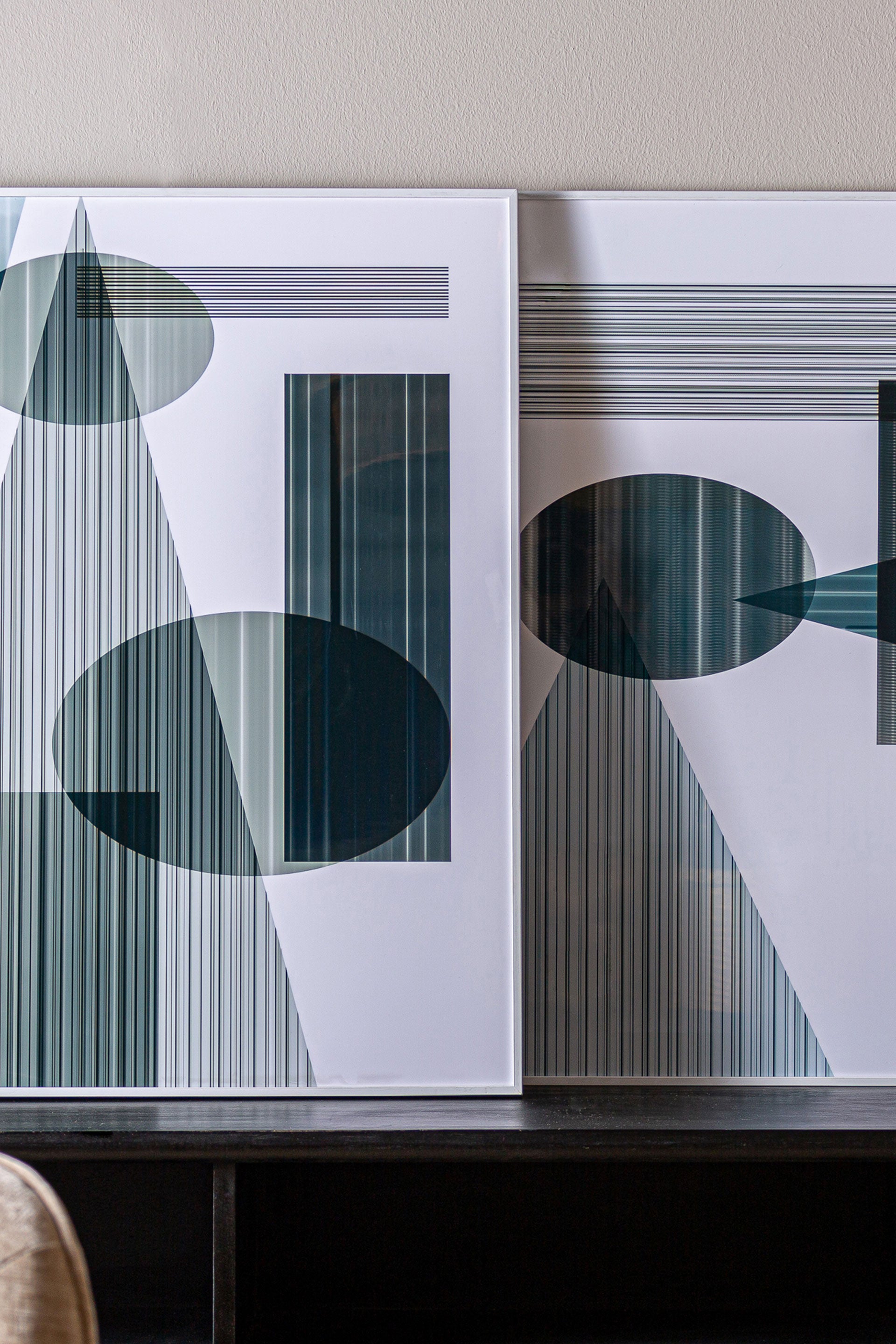 The Melka Wall Art (Set of 2) — contemporary wall art in engineered wood with veneer finish from Laiyahome