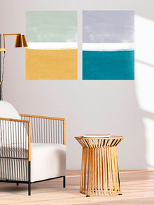The Ludka Canvas (Set of 2) — contemporary wall art in stretched canvas from Laiyahome