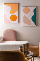The Jula Canvas (Set of 2) — contemporary wall art in stretched canvas from Laiyahome