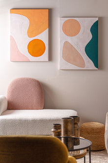 The Jula Canvas (Set of 2) — contemporary wall art in stretched canvas from Laiyahome