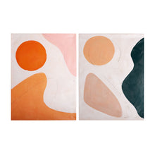The Jula Canvas (Set of 2) — contemporary wall art in stretched canvas from Laiyahome