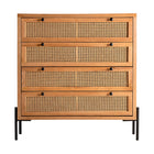 The Zetel Chest Of Drawers — contemporary chest of drawers in engineered wood with veneer finish from Laiyahome