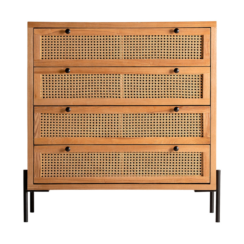 The Zetel Chest Of Drawers — contemporary chest of drawers in engineered wood with veneer finish from Laiyahome