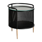 The Fussen Side Table — Art Deco side table in solid iron from Laiyahome