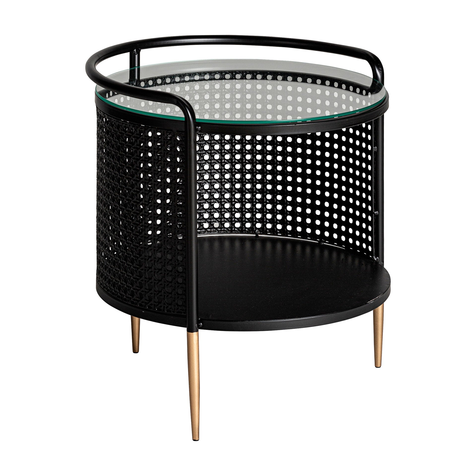 The Fussen Side Table — Art Deco side table in solid iron from Laiyahome