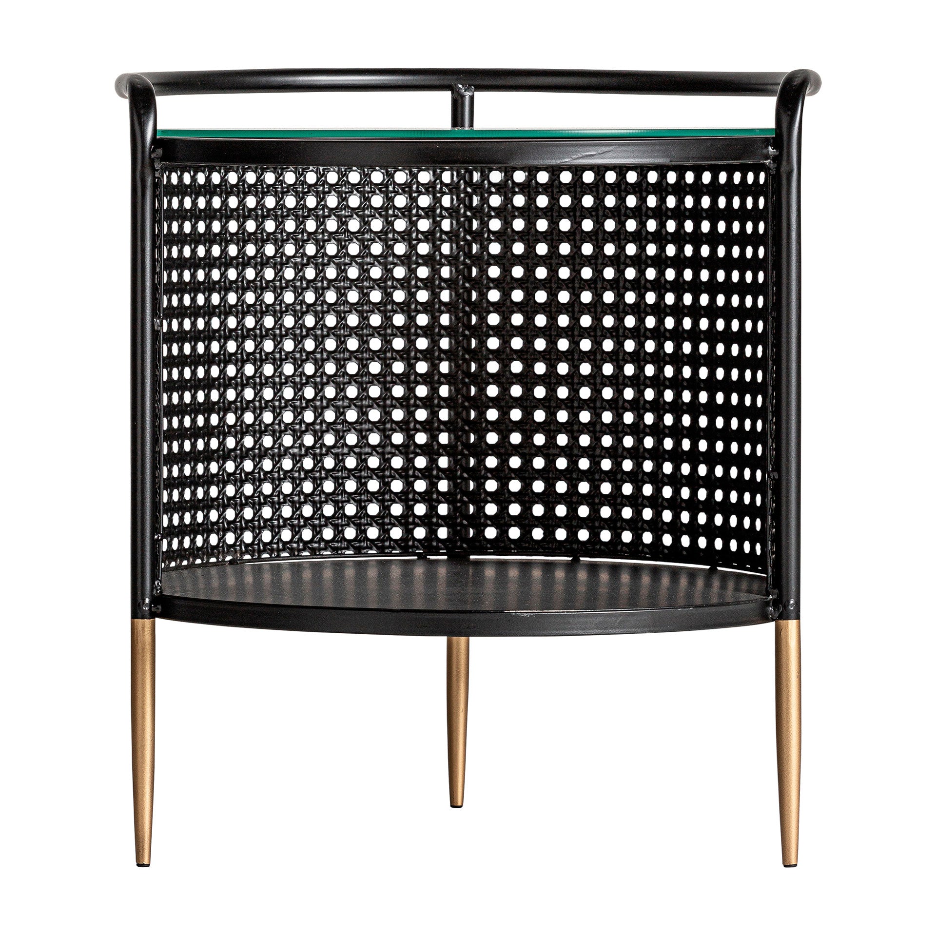 The Fussen Side Table — Art Deco side table in solid iron from Laiyahome