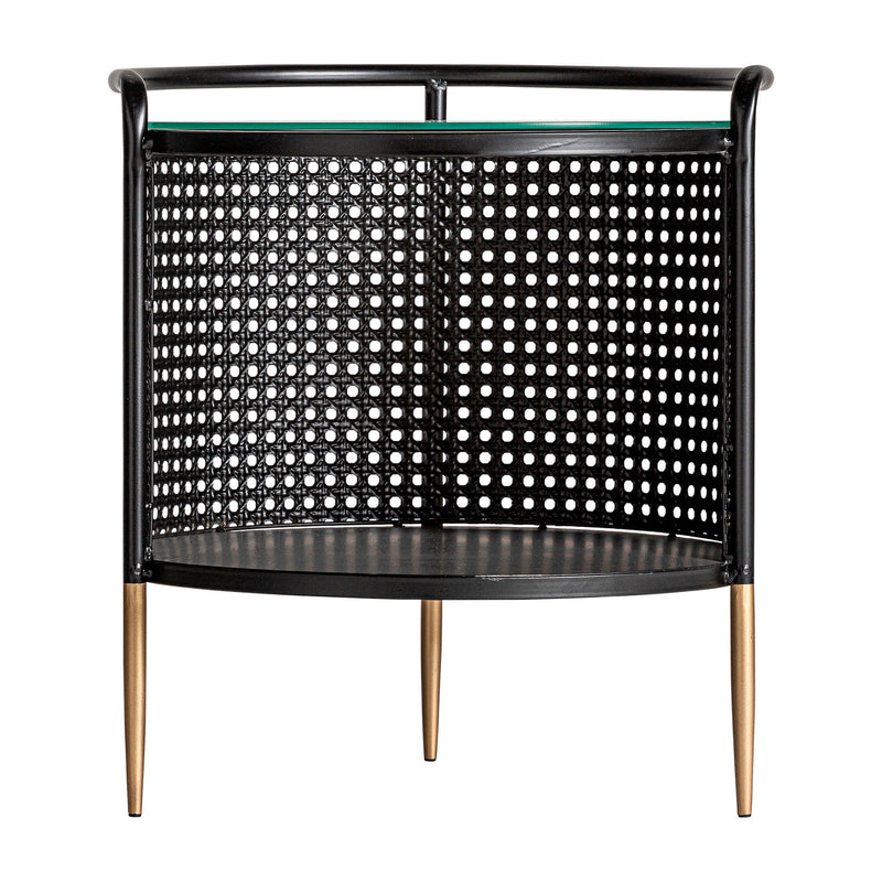 The Fussen Side Table — Art Deco side table in solid iron from Laiyahome