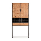 The Longford Wardrobe — industrial bar piece in solid fir wood from Laiyahome