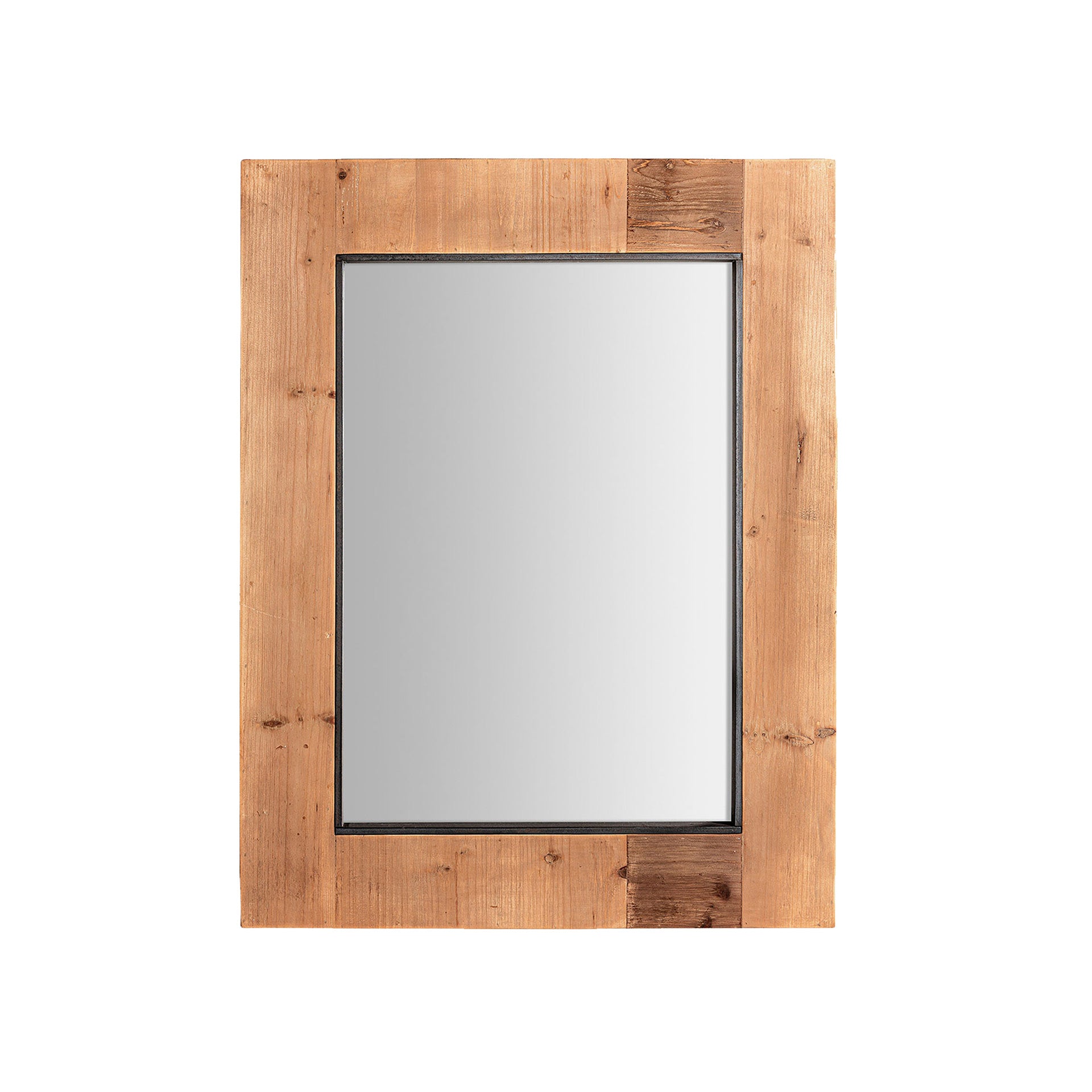 The Gien Mirror — industrial mirror in solid fir wood from Laiyahome