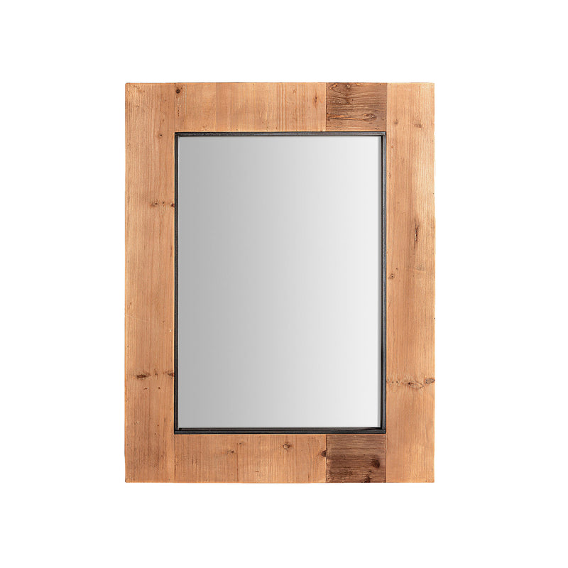 The Gien Mirror — industrial mirror in solid fir wood from Laiyahome