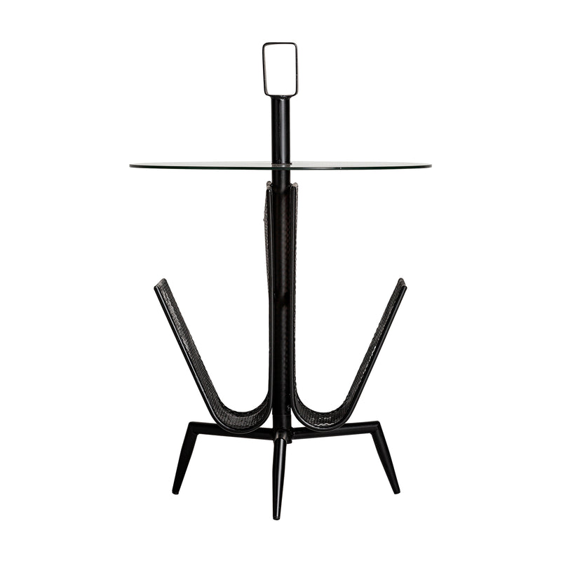 The Fussen Side Table — Art Deco side table in solid iron from Laiyahome