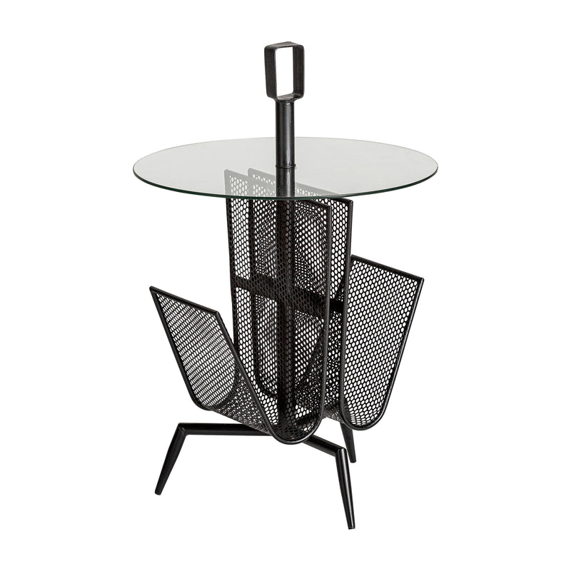 The Fussen Side Table — Art Deco side table in solid iron from Laiyahome