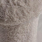 The Jonzac Footrest — vintage-modern pouffe in natural wool from Laiyahome